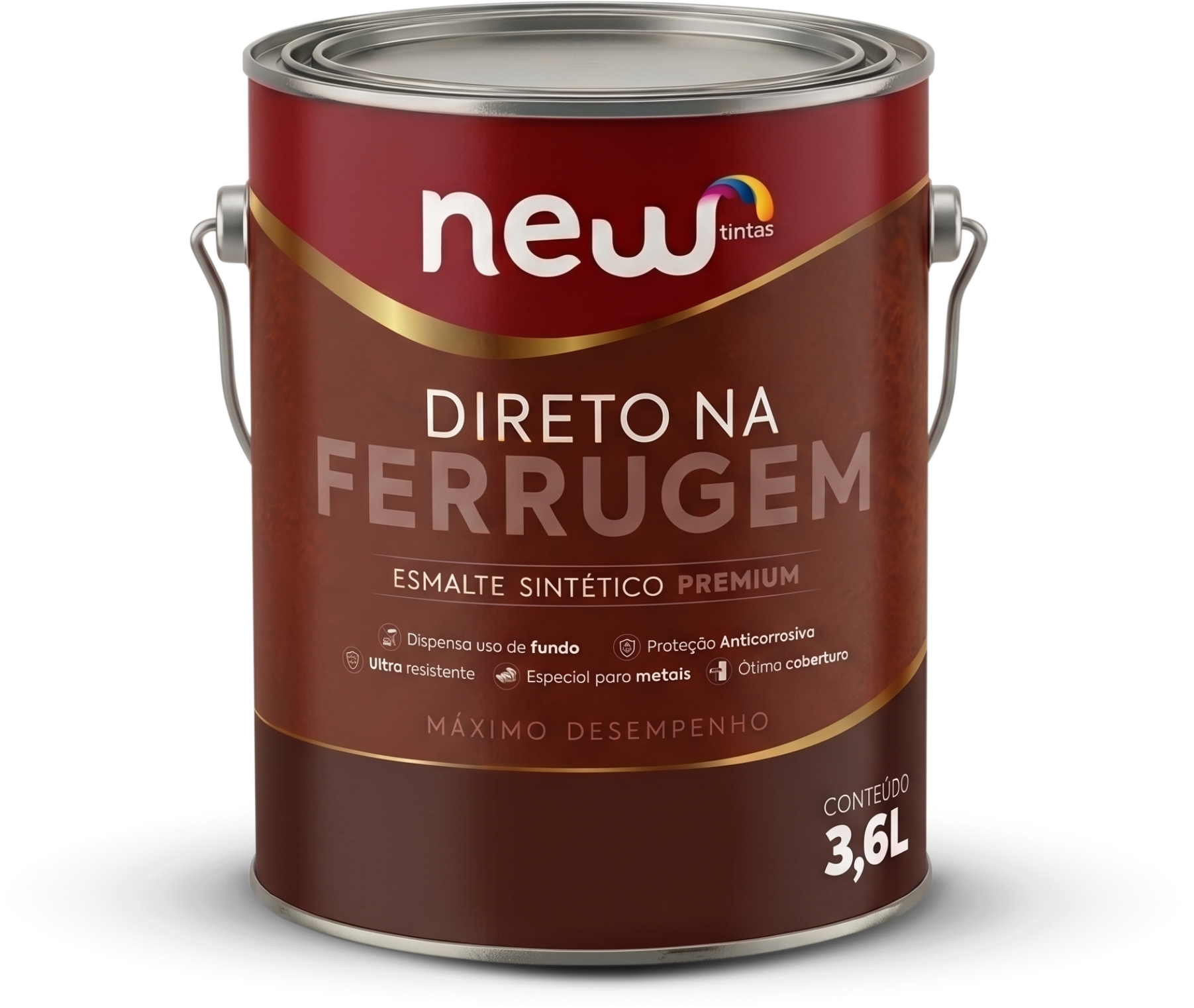ESMALTE DIRETO NA FERRUGEM