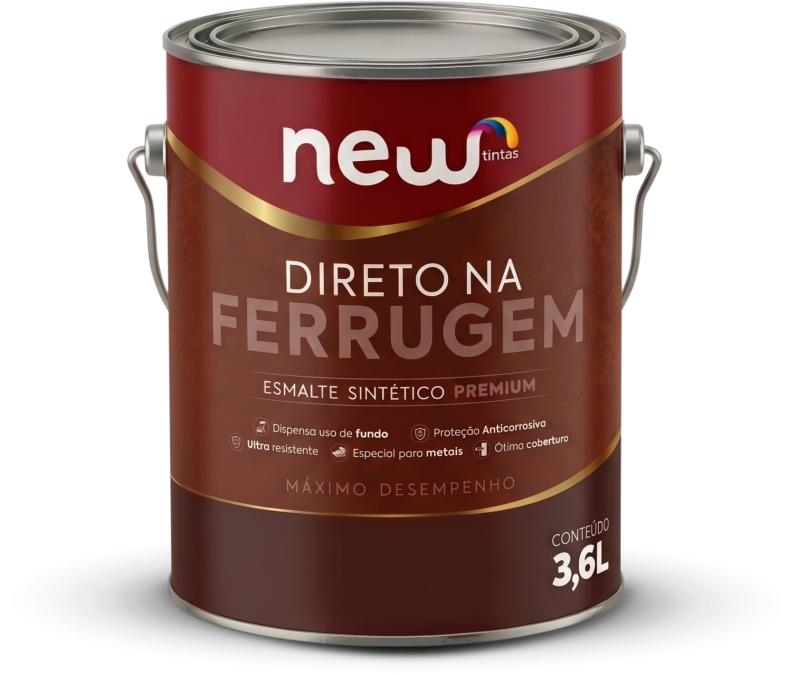 ESMALTE DIRETO NA FERRUGEM